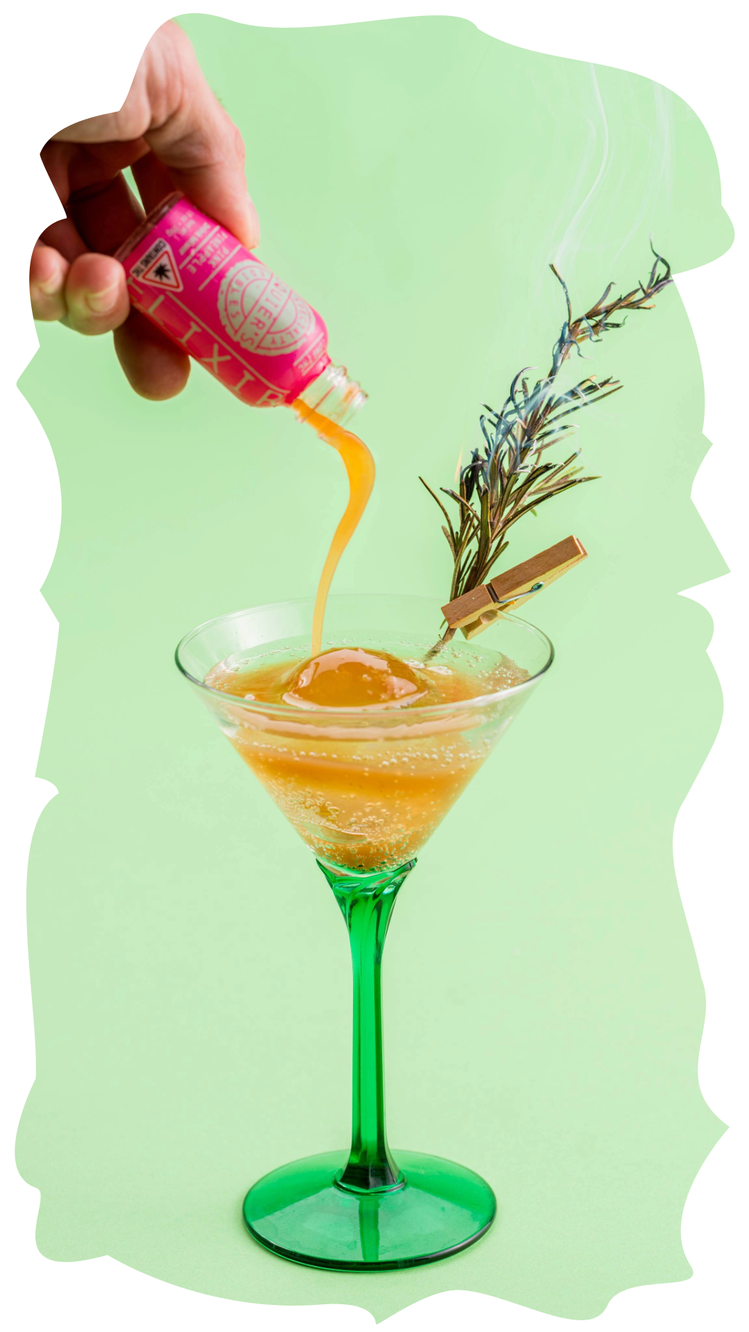 Burnt Rosemary + Grapefruit Spritz