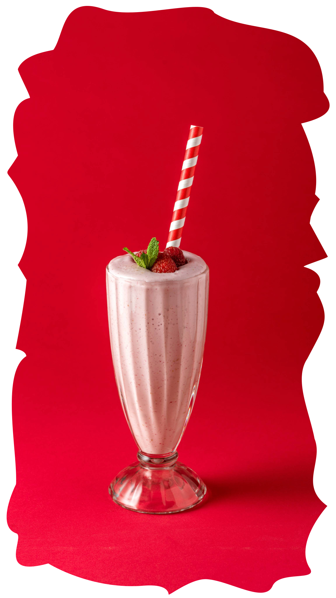 Raspberry Lime Milkshake
