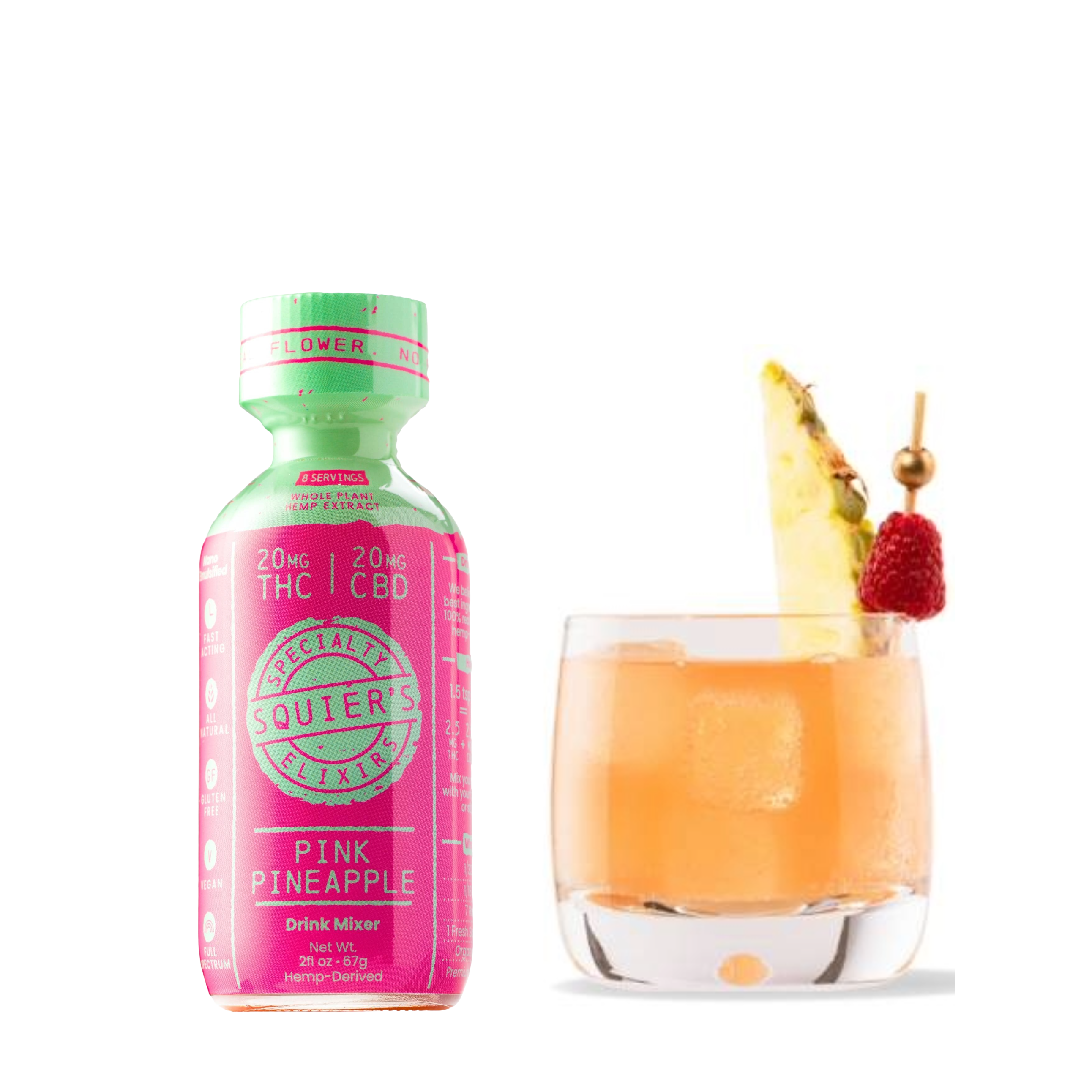 Pink Pineapple THC Drink Mixer
