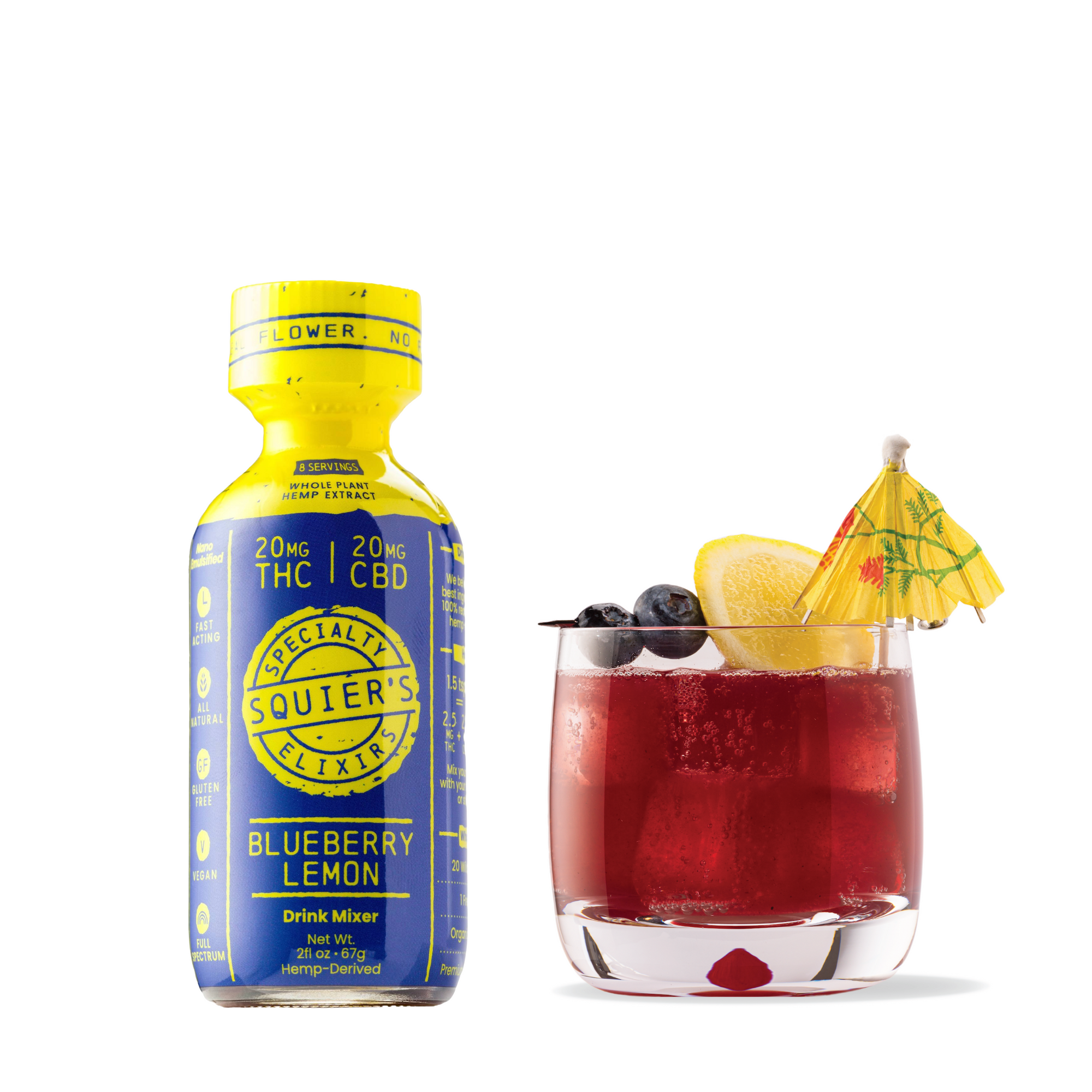 Blueberry Lemon THC Drink Mixer