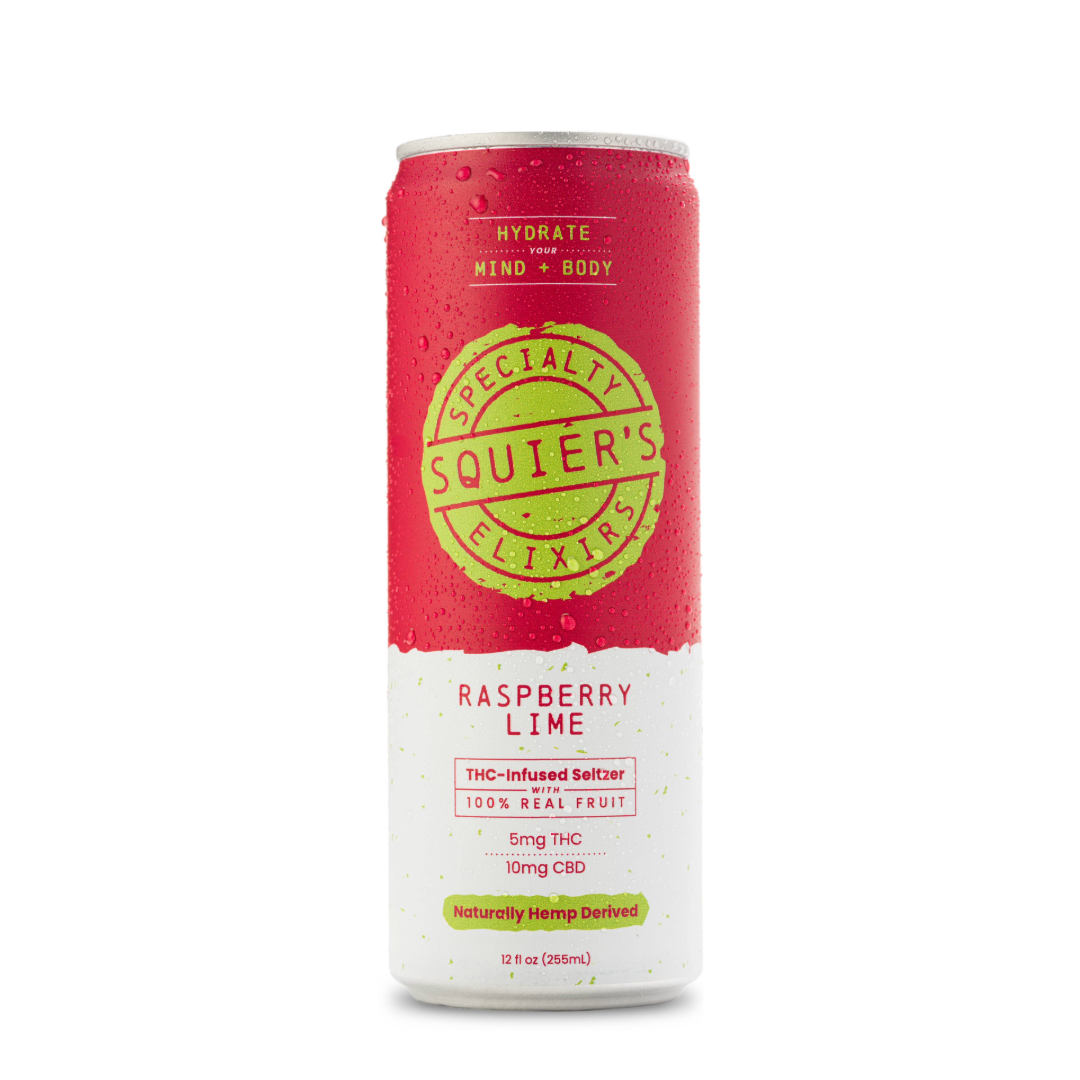 Raspberry Lime THC Seltzer