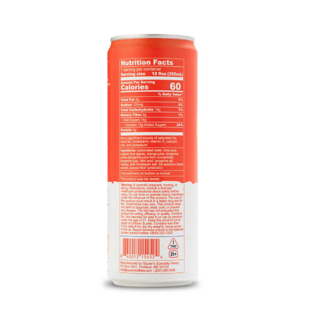 Mandarin Mango THC Seltzer
