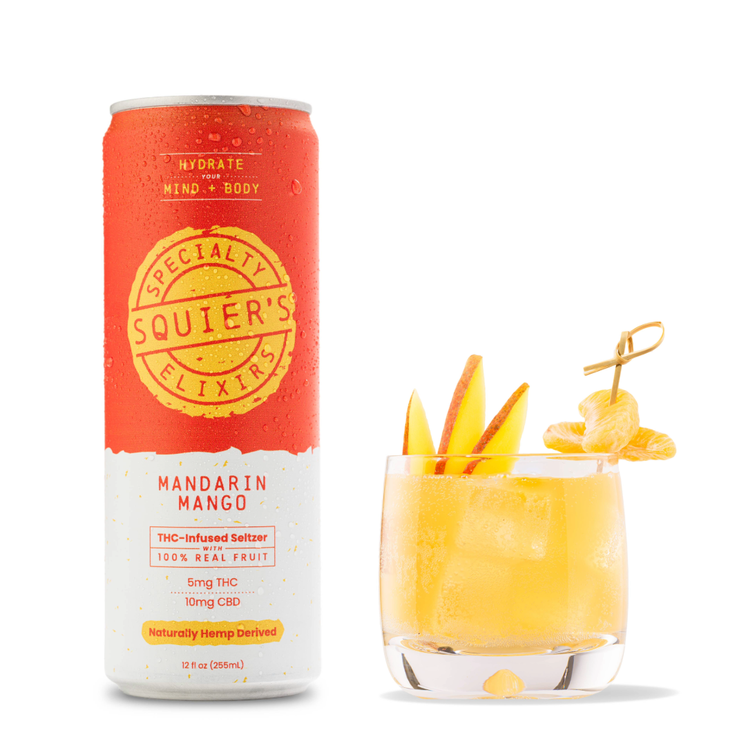 Mandarin Mango THC Seltzer