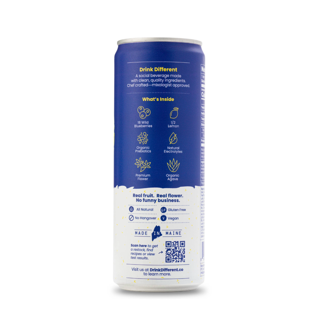 Blueberry Lemon THC Seltzer