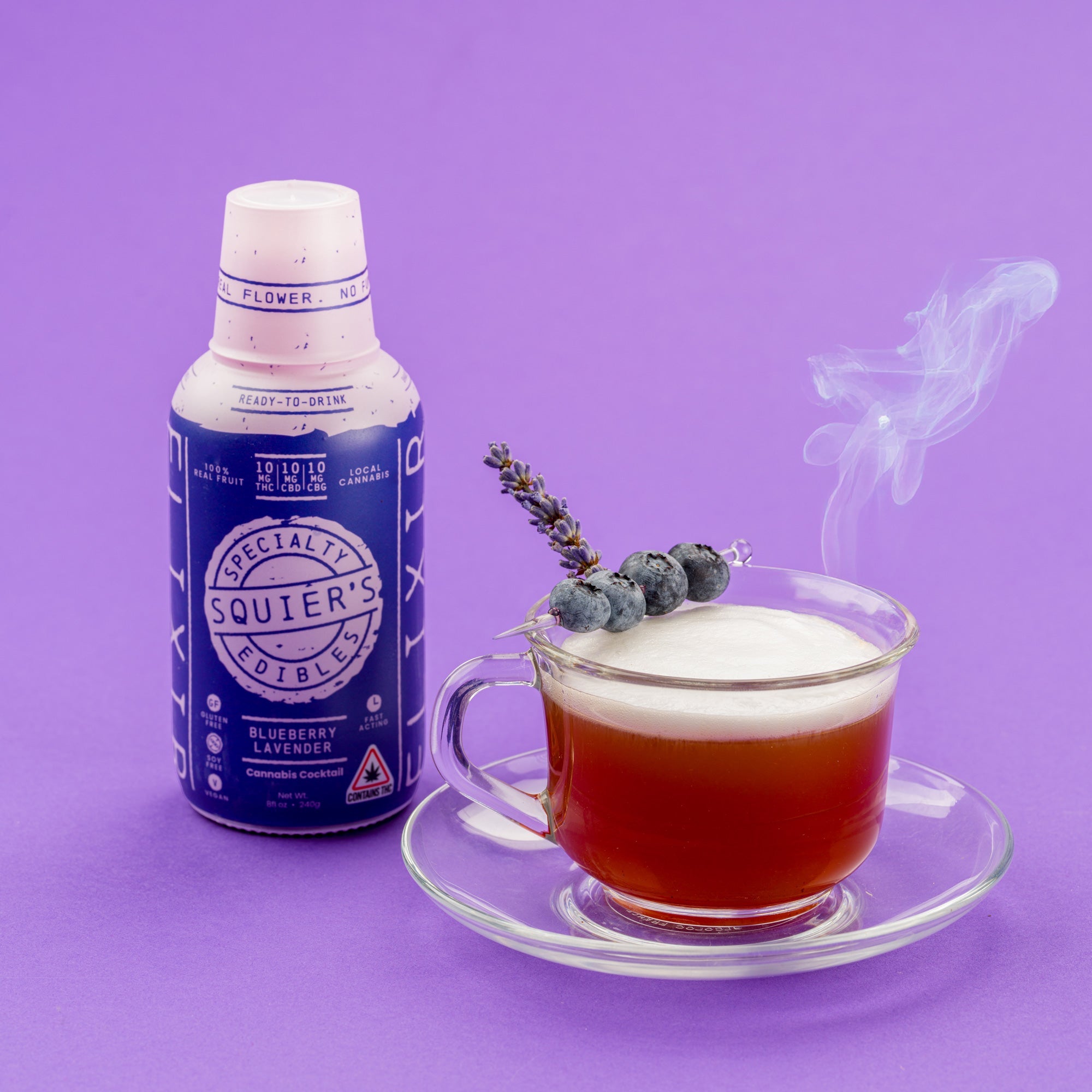 Blueberry Chai Latte