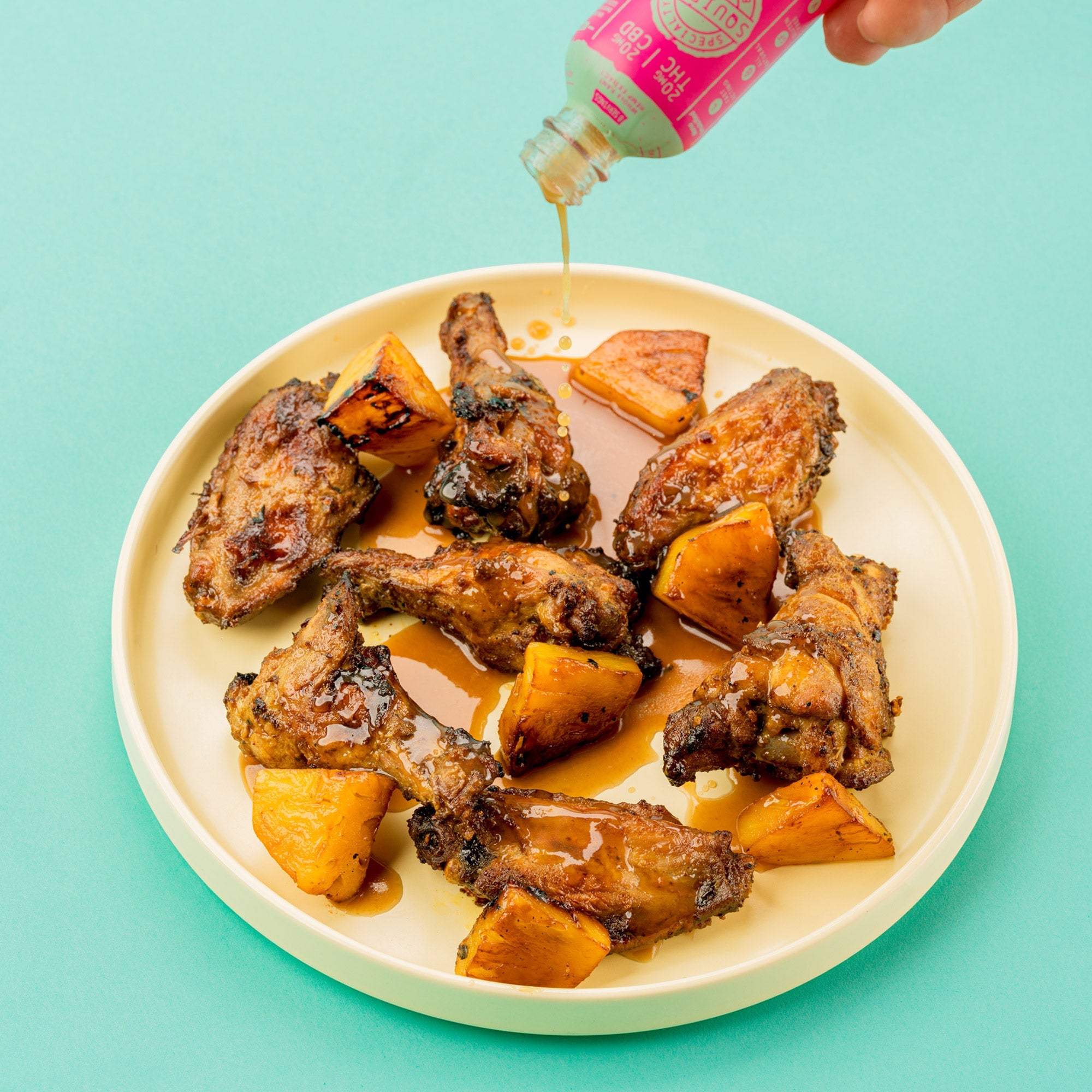 Pineapple Glazed Teriyaki Wings