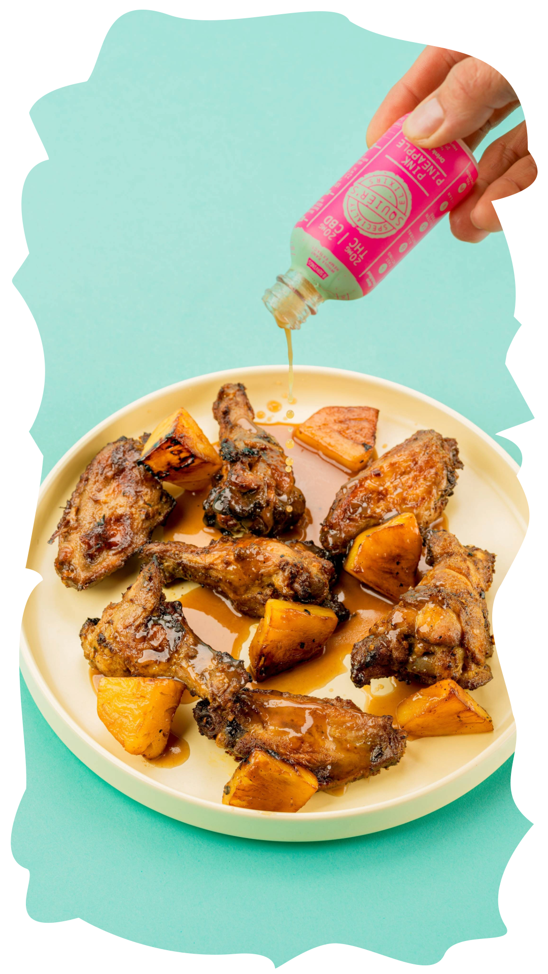 Pineapple Glazed Teriyaki Wings