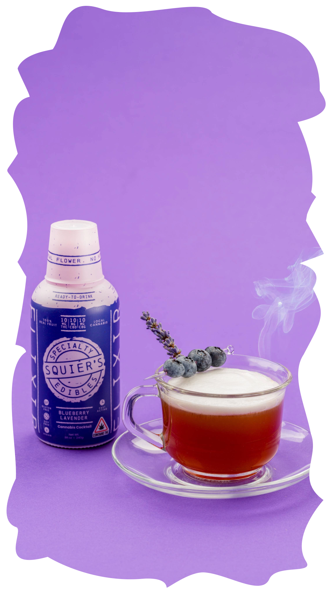 Blueberry Chai Latte