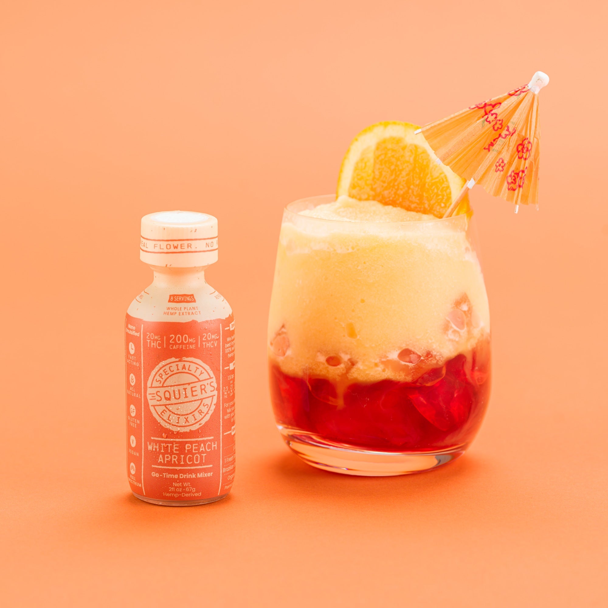 Frozen Peach on the Beach