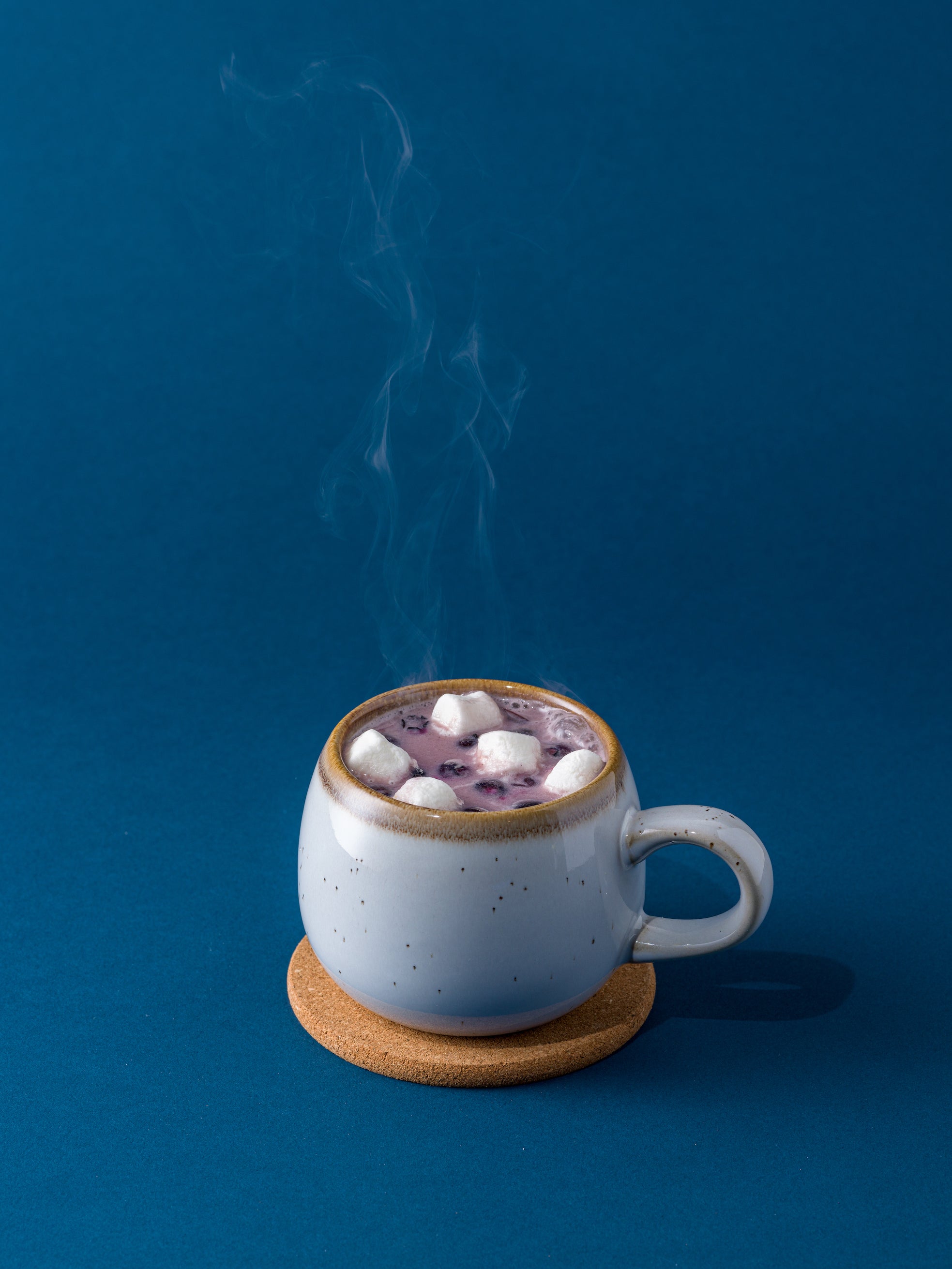Blueberry White Hot Chocolate