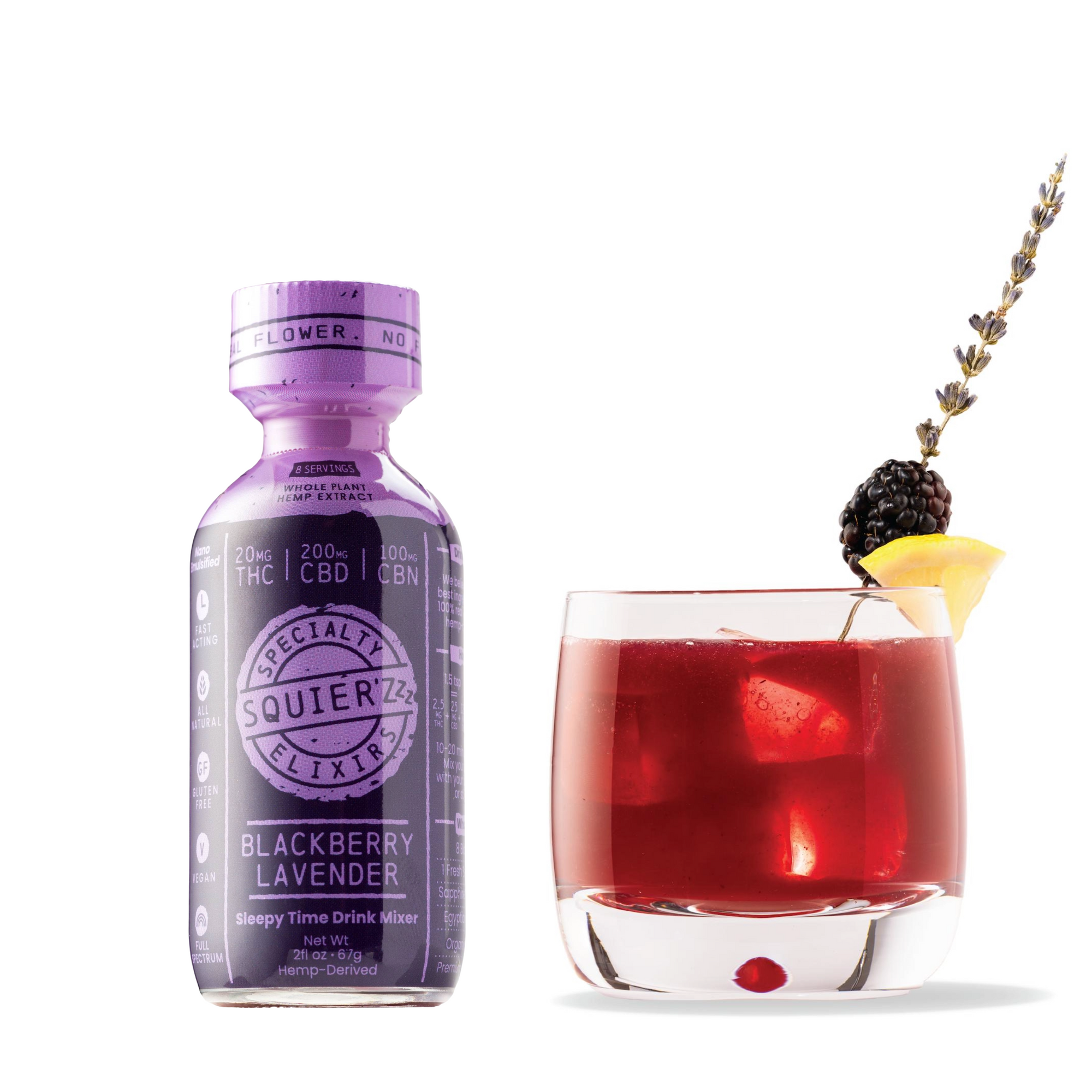 Blackberry Lavender THC Mixer - Sleep Blend