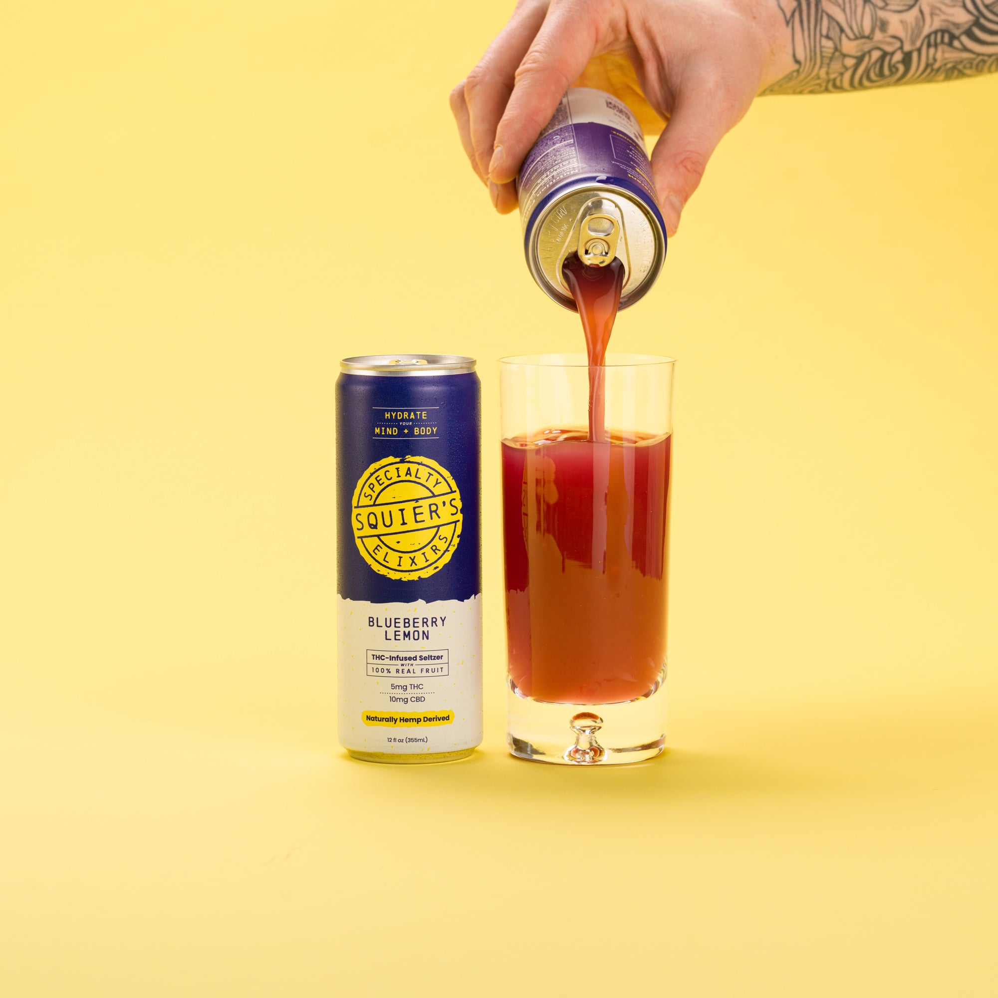 Blueberry Lemon THC Seltzer