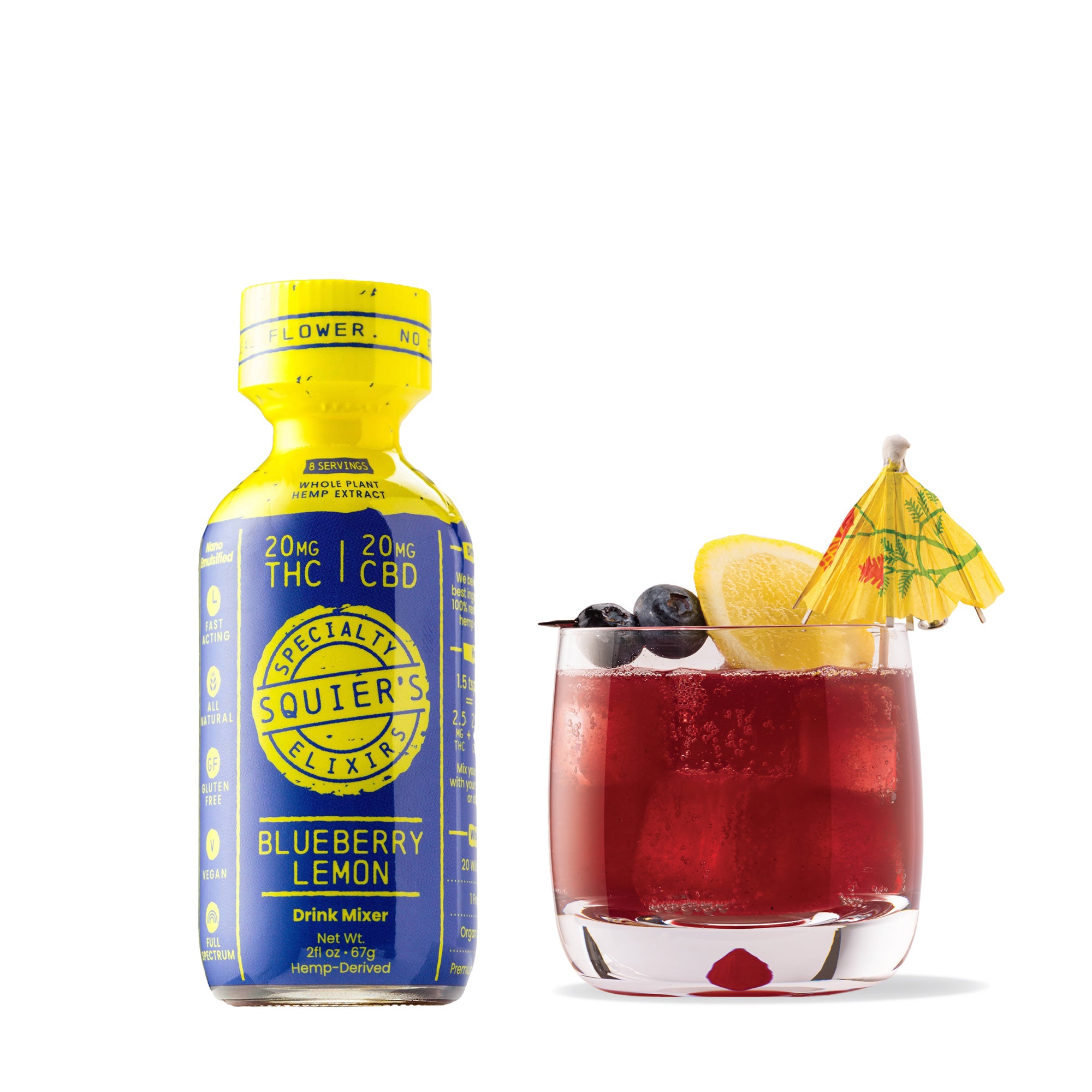 Blueberry Lemon THC Drink Mixer