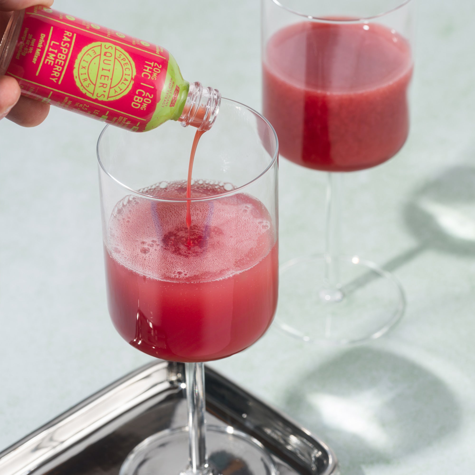 Raspberry Lime THC Drink Mixer