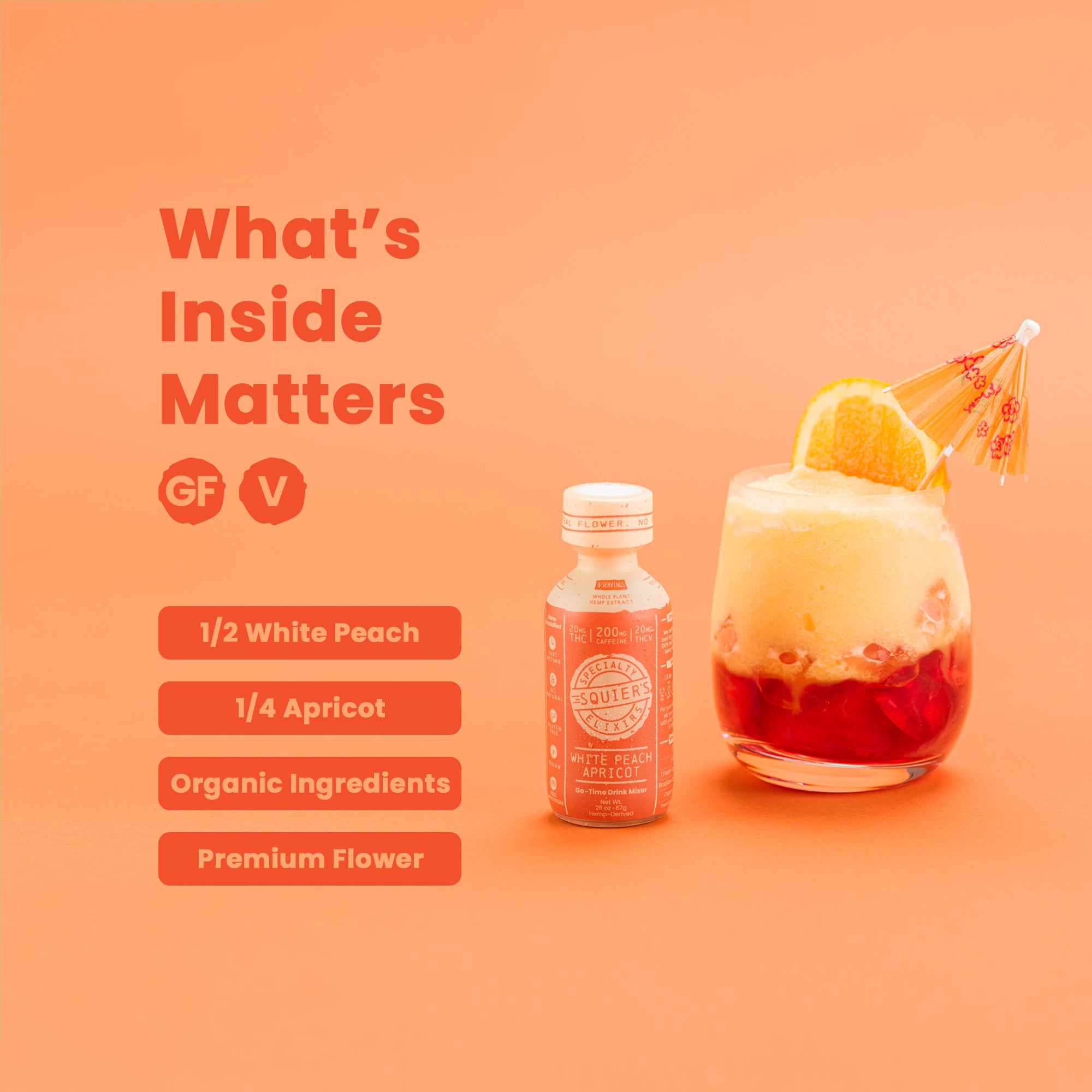 20mg+ ACTIVE White Peach Apricot Mixer