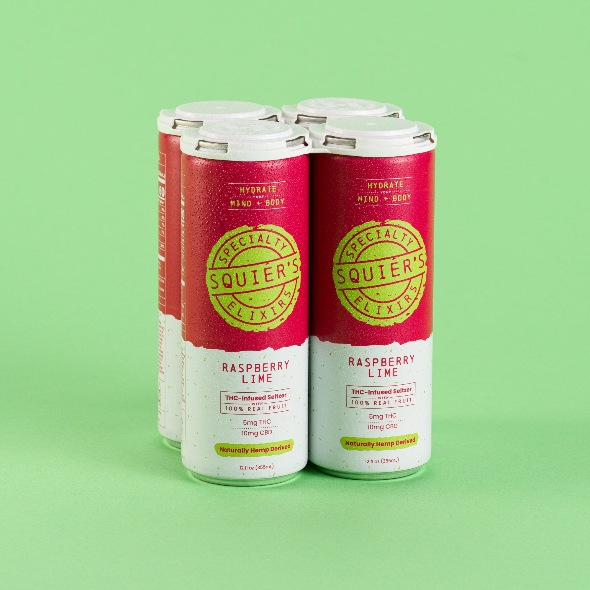 Raspberry Lime THC Seltzer