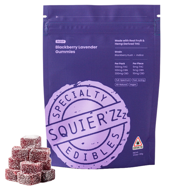100mg+ SLEEP Blackberry Lavender Gummies – Squier's Elixirs